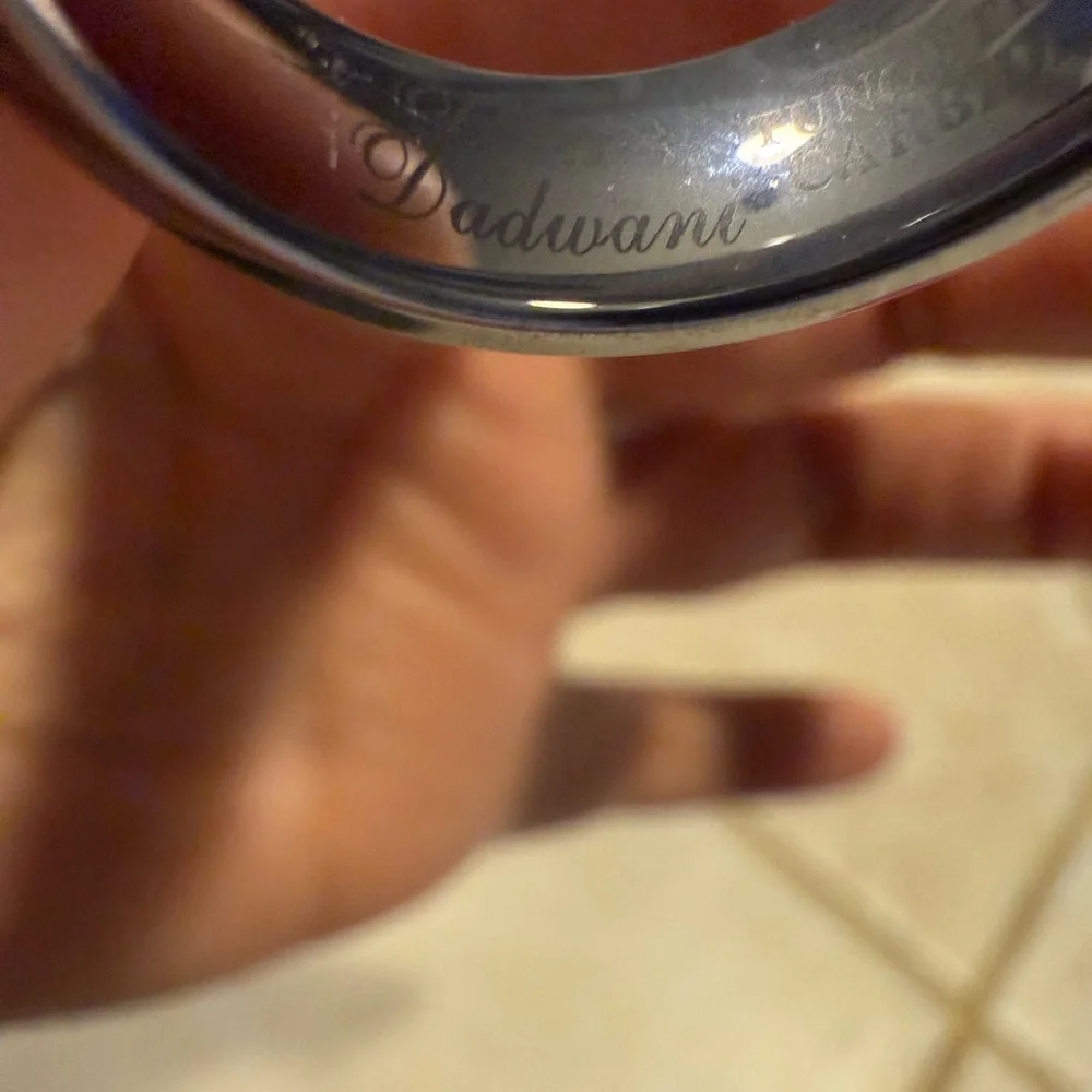 Men's Dadwani Tungsten Carbide Fiber Inlay Ring